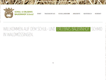 Tablet Screenshot of erlebnis-bauernhof.de