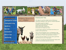Tablet Screenshot of erlebnis-bauernhof.com